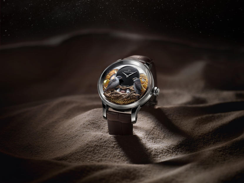 The watch costs a cool two million dirhams ($544,514) and is only available at the Jaquet Droz Dubai Mall branch.