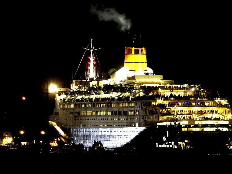 QE2 ocean liner.