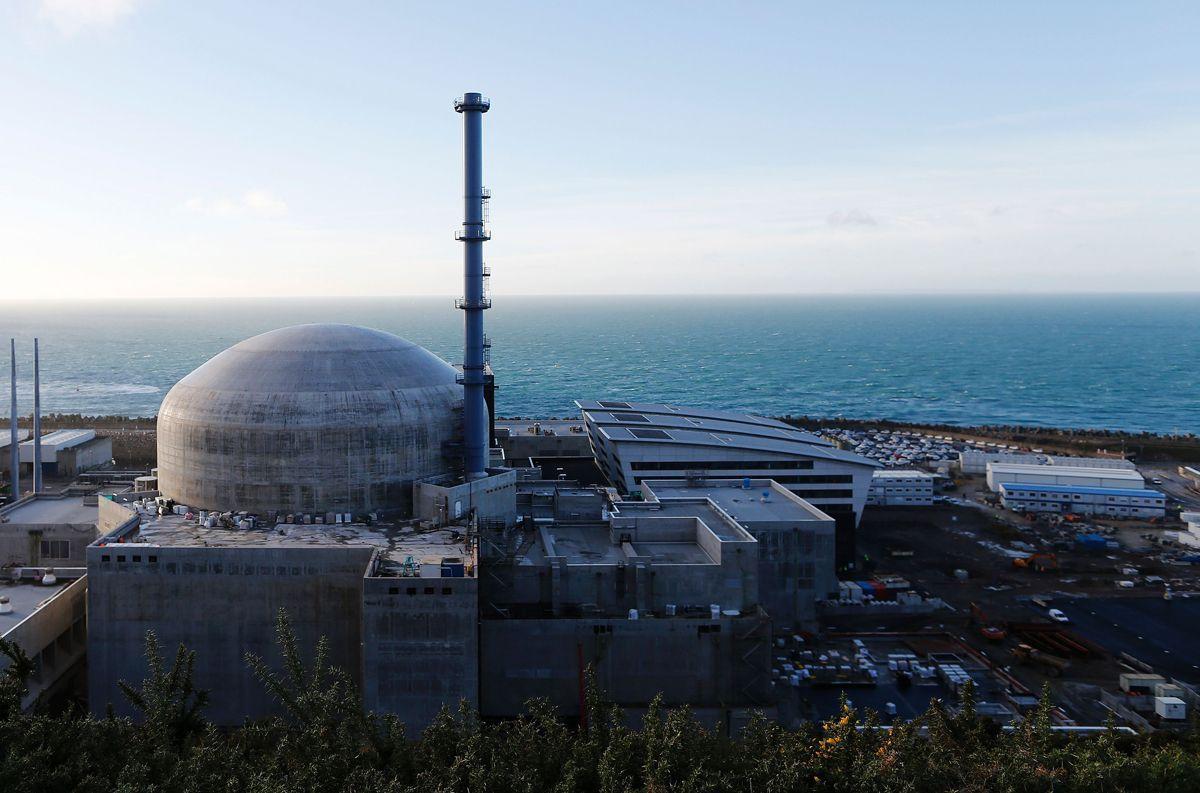 A picture taken in Flamanville, northwestern France on November 16, 2016 shows the reactor Flamanville 3 in the construction site of the third-generation European Pressurised Water nuclear reactor (EPR). The EPR nuclear reactor is being built by Areva and is due to be operated by French energy group EDF. (CHARLY TRIBALLEAU/AFP/Getty Images