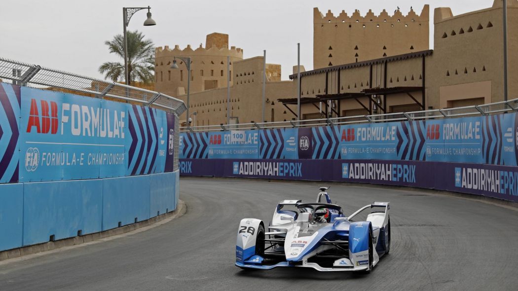 Antonio Felix da Costa turned pole position into victory in the inaugural 2018 Ad Diriyah ePrix in Saudi Arabia.