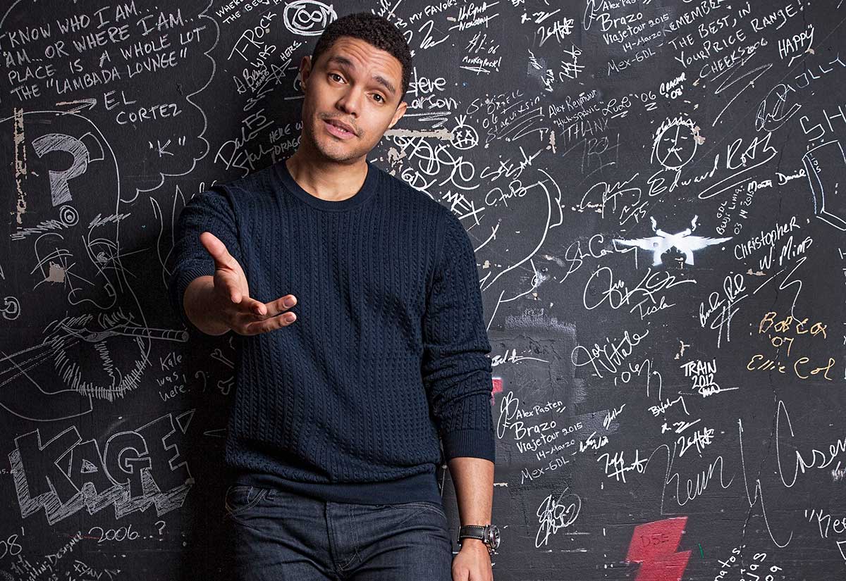 Award-winning stand-up comedian Trevor Noah.