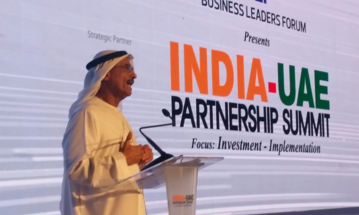 Dr Abdullah Al Nuaimi, UAE Minister of Infrastructure Development, speaking at the conference this week.