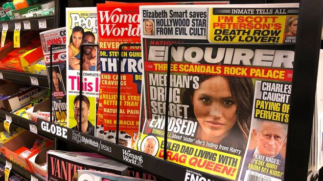 American Media owns the Enquirer in addition to magazines such as Men’s Journal and US Weekly.