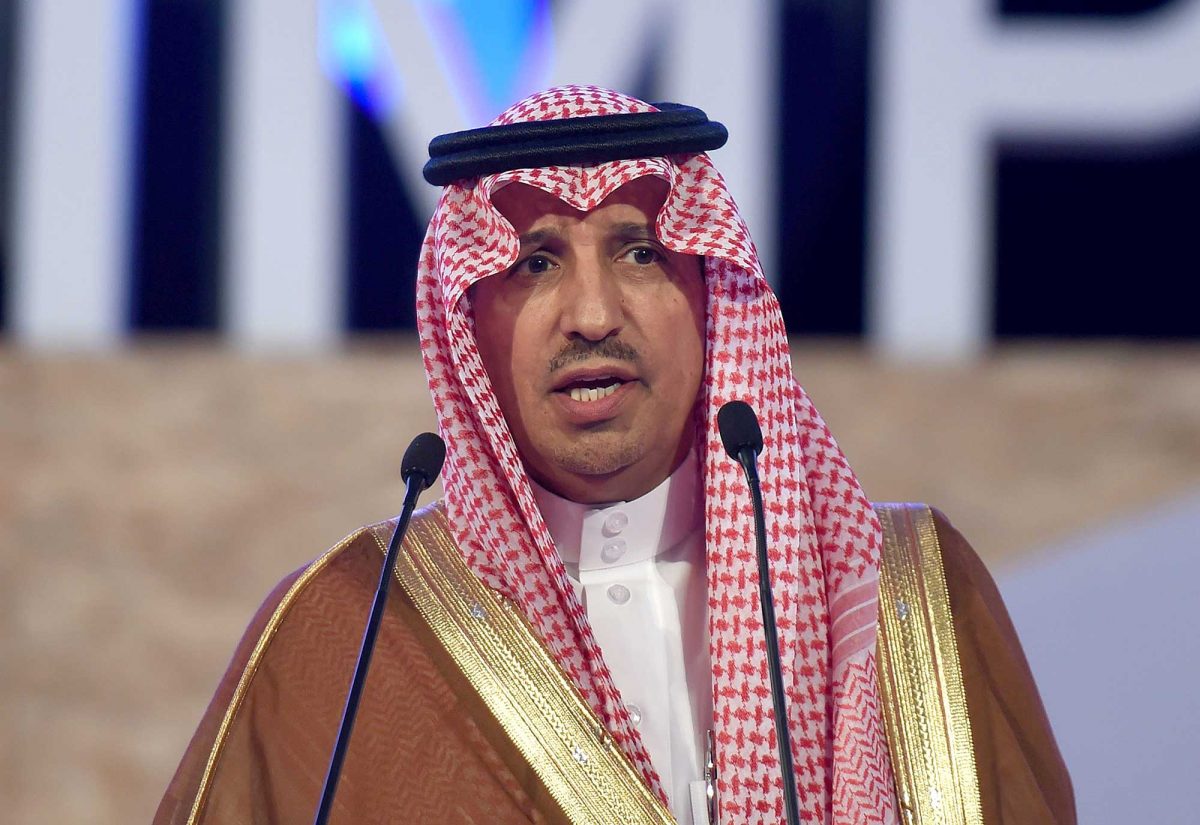 Saudi Arabia's Minister of Labour and Social Development Ali Nassir al-Ghafis.