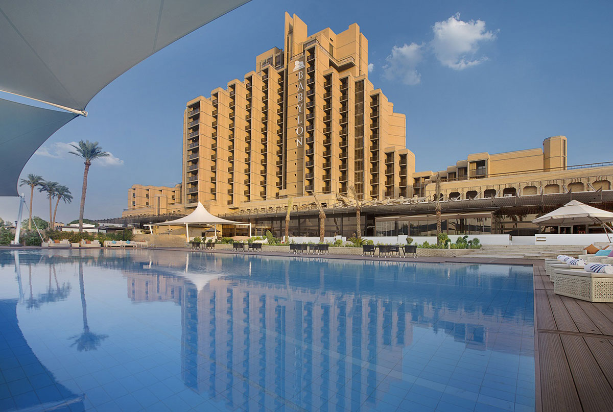 Rotana will operate the city’s famed Babylon Hotel – with its striking pyramid design - under its new brand name Babylon Rotana Baghdad.