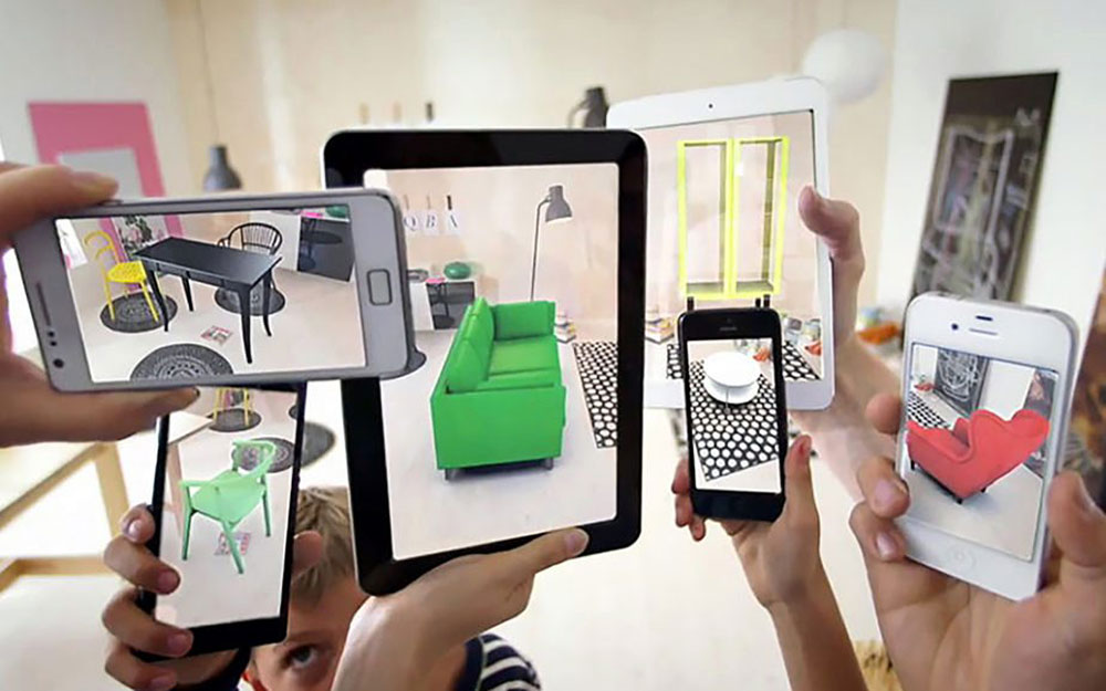 Augmented reality the IKEA Place app enables customers to view how furniture designs would look in their homes