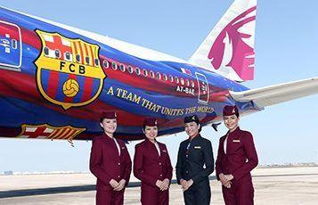 Qatar Airways expands Barca partnership to 777 plane Arabian