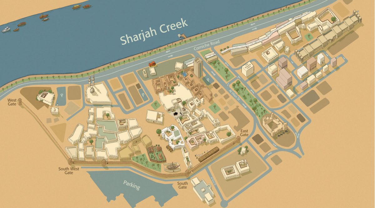 The Heart of Sharjah is a multidimensional destination that offers the history of Sharjah as a vital economic centre.