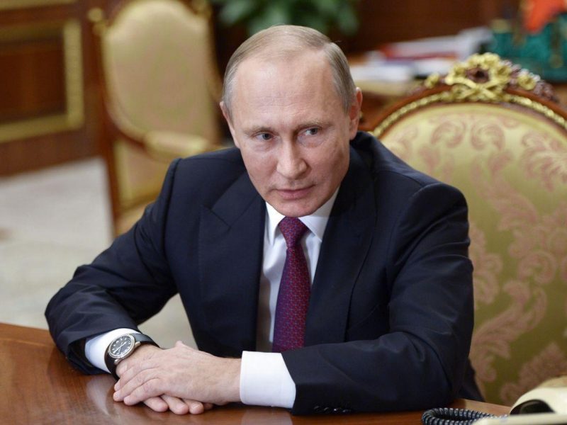 Russian President Vladimir Putin. (Aleksey Nikolskyi/AFP/Getty Images)