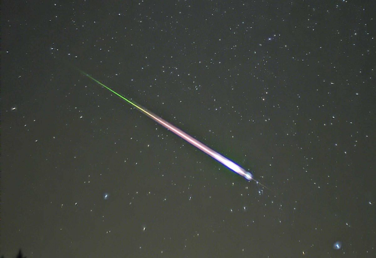 Meteor sightings are a common occurrence at this time of year