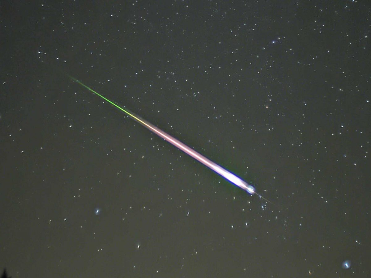 Meteor sightings are a common occurrence at this time of year