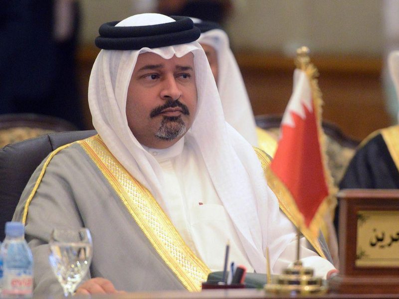 Bahrain Finance Minister Sheikh Ahmed bin Mohammed Al Khalifa. (Yasser Al-Zayyat/AFP/Getty Images)