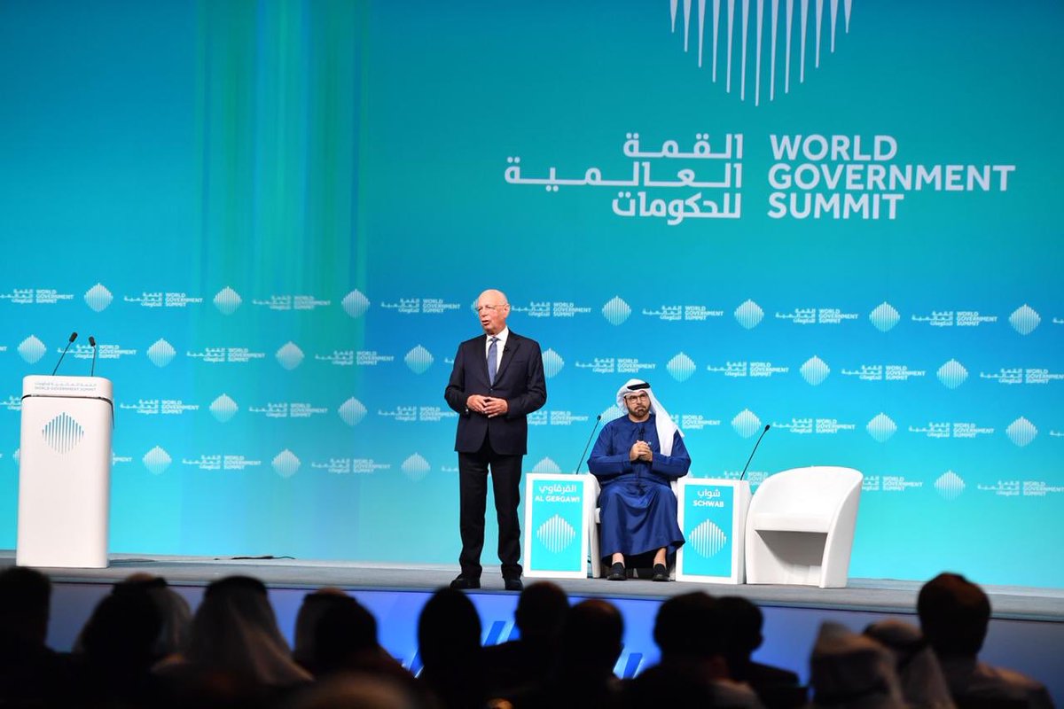 Prof Klaus Schwab, founder and executive chairman, World Economic Forum, kicked off the 7th World Government Summit (WGS) in Dubai today.