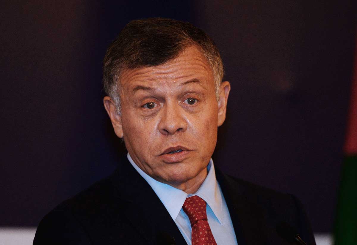 King Abdullah II of Jordan attended the signing of the new agreement.