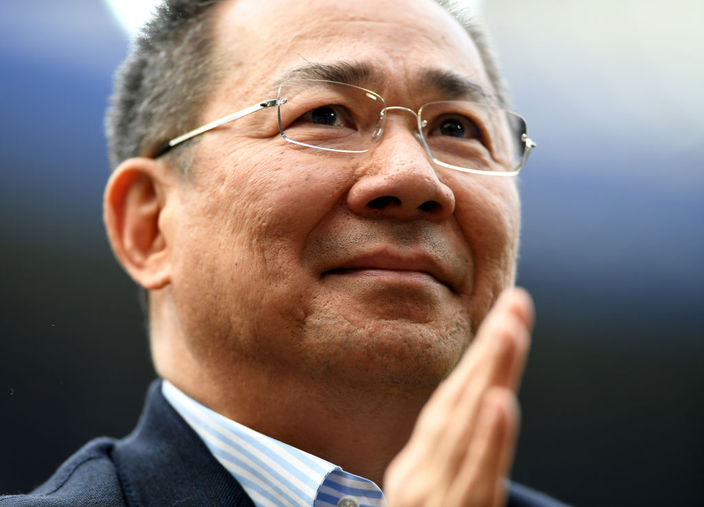 Vichai Srivaddhanaprabha leaves behind a lasting legacy with Leicester City fans and community.
Photo by Ross KinnairdGetty Images