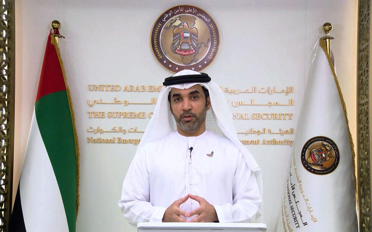 Official spokesperson for the NCEMA, Dr Saif Al Dhaheri.