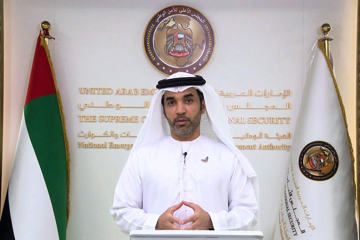 Official spokesperson for the NCEMA, Dr Saif Al Dhaheri.