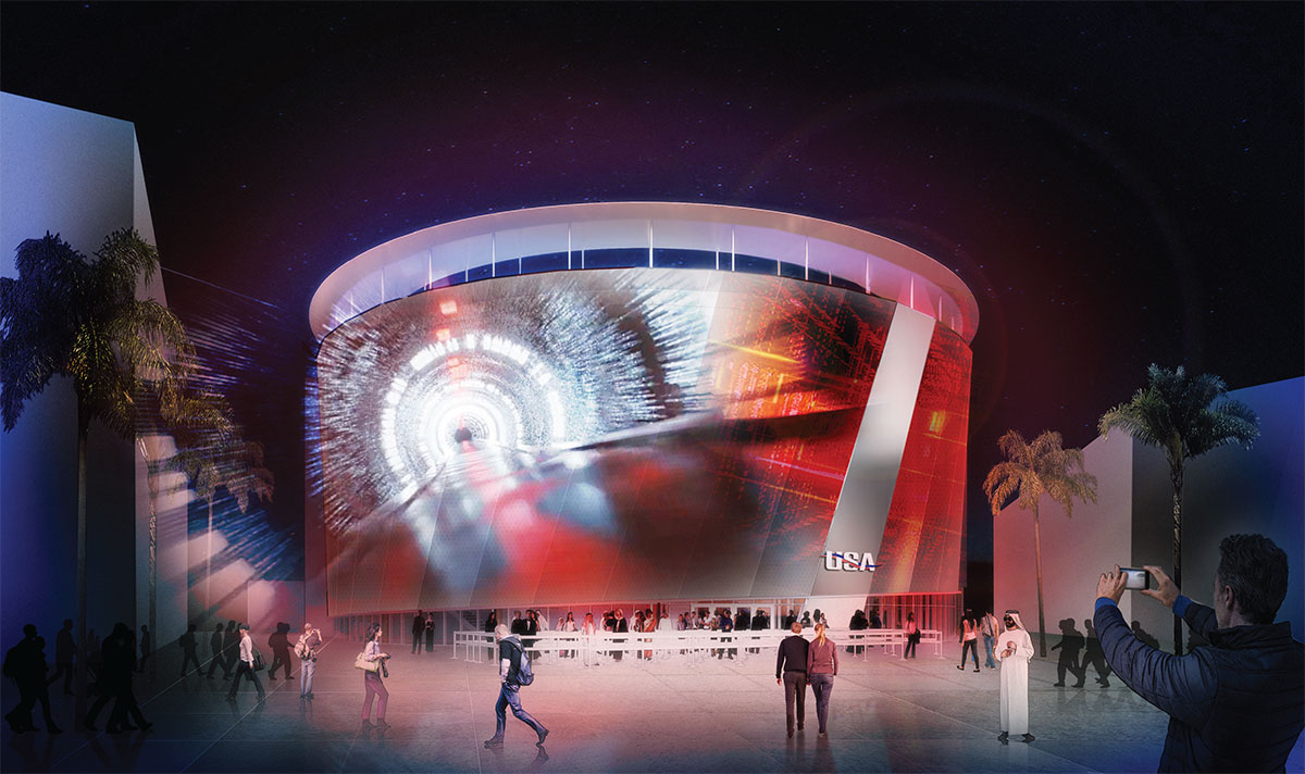 US Expo 2020 pavilion – which will be comparable to the Guggenheim Museum in New York – will allow visitors to ‘experience’ various innovations that the United States has to offer.