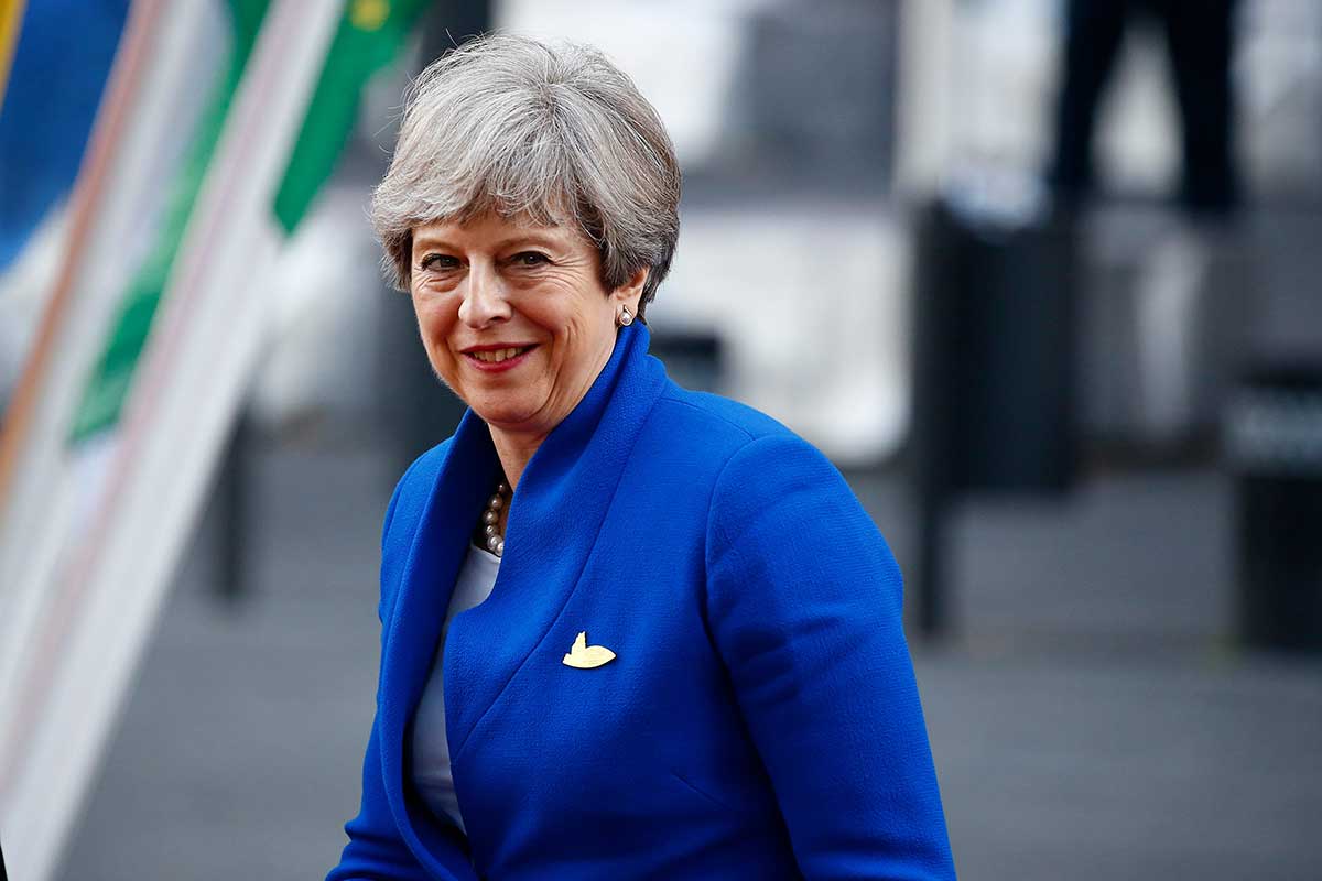 British Prime Minister Theresa May. (Getty Images)