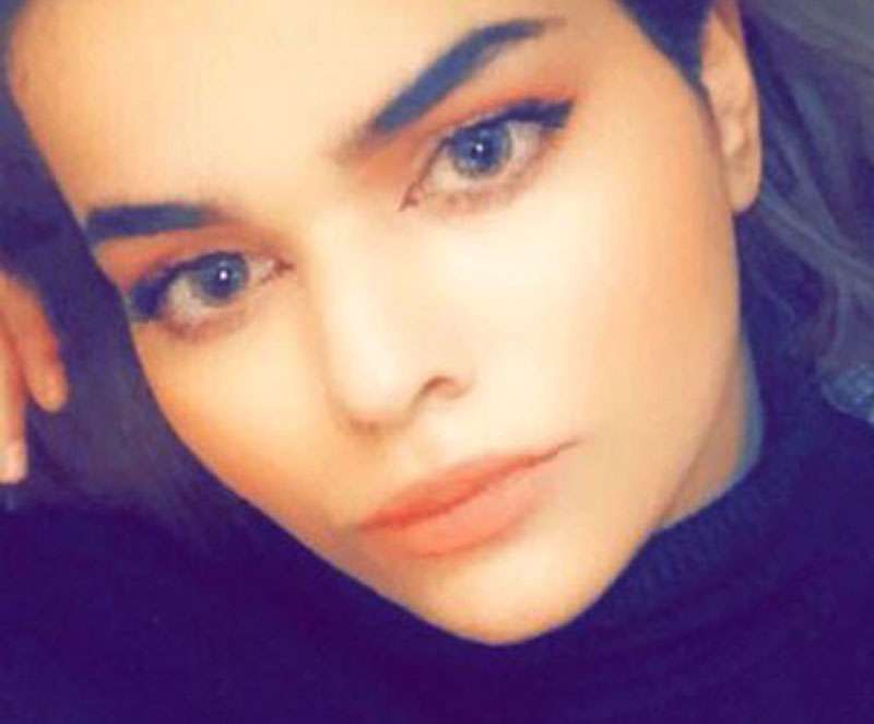 Asylum seeker Rahaf Mohammed Al-Qunun.