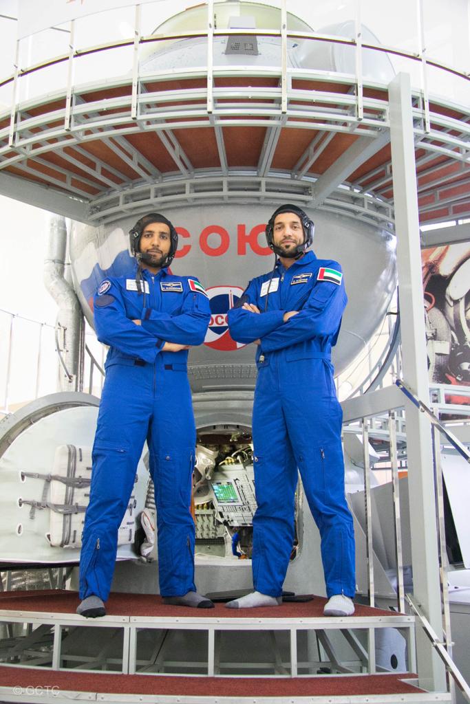 The first Emirati astronauts, Sultan Al Nayadi and Hazza Al Mansouri, have started training for a historic mission that was set to take one of them to the International Space Station on April 5 2019 on board the Soyuz MS-12.