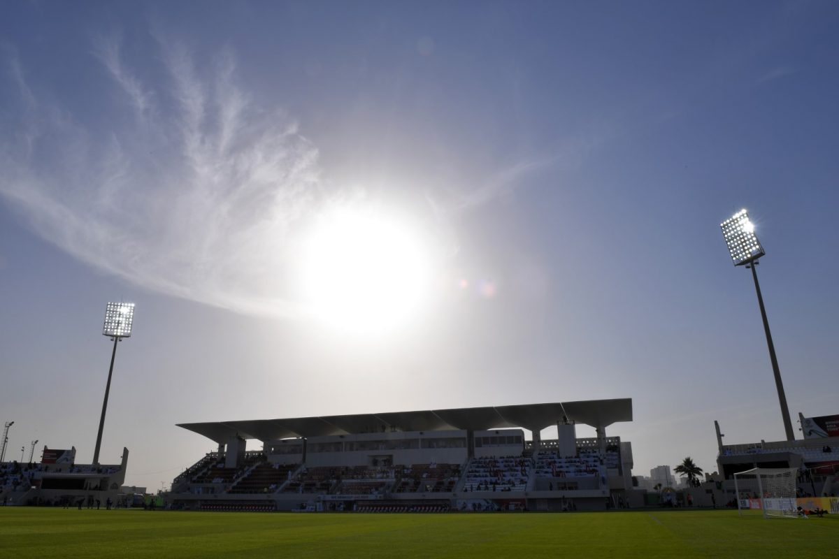 The British man attended the Qatar vs Iraq match on January 22 in Sharjah. Photo by Koki Nagahama/Getty Images