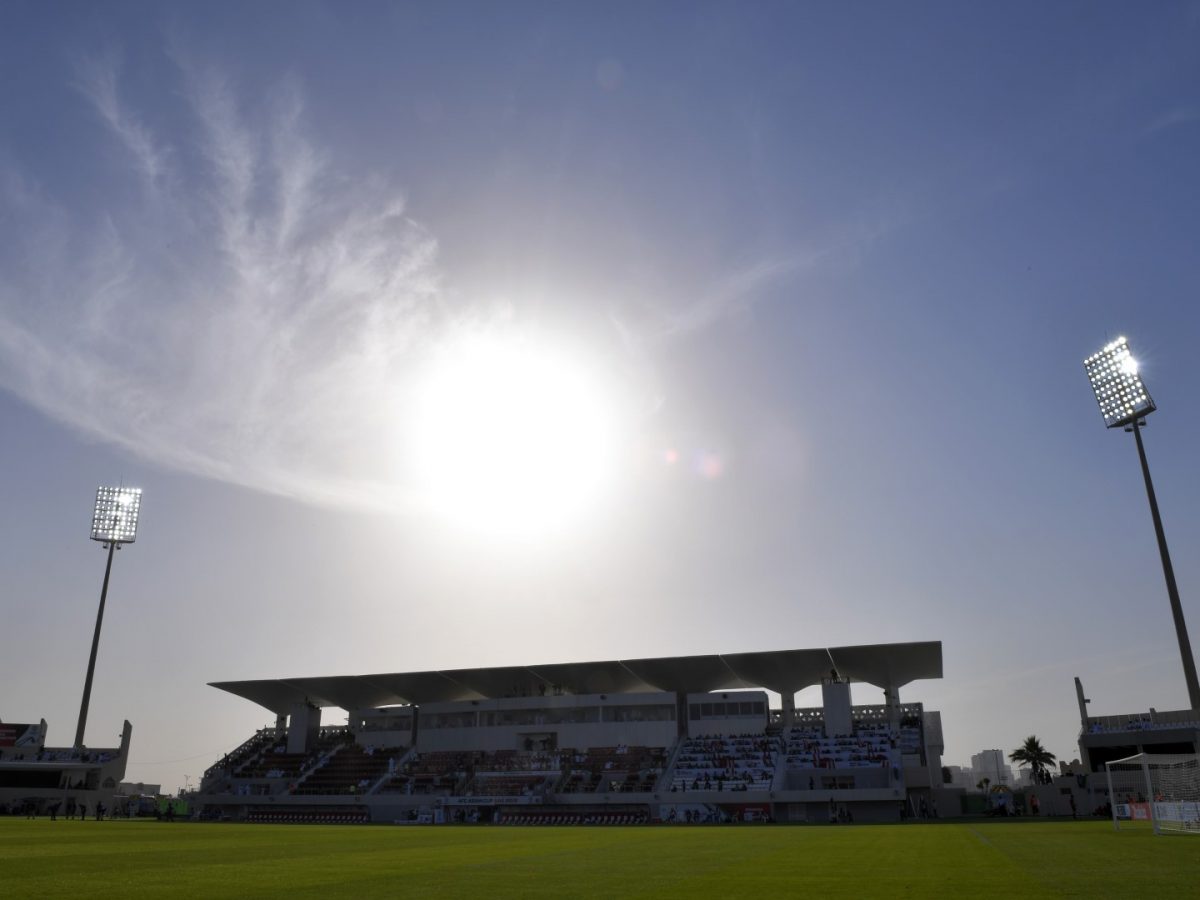 The British man attended the Qatar vs Iraq match on January 22 in Sharjah. Photo by Koki Nagahama/Getty Images