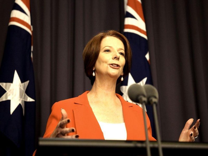 Former Australian Prime Minister Julia Gillard. (Getty Images)