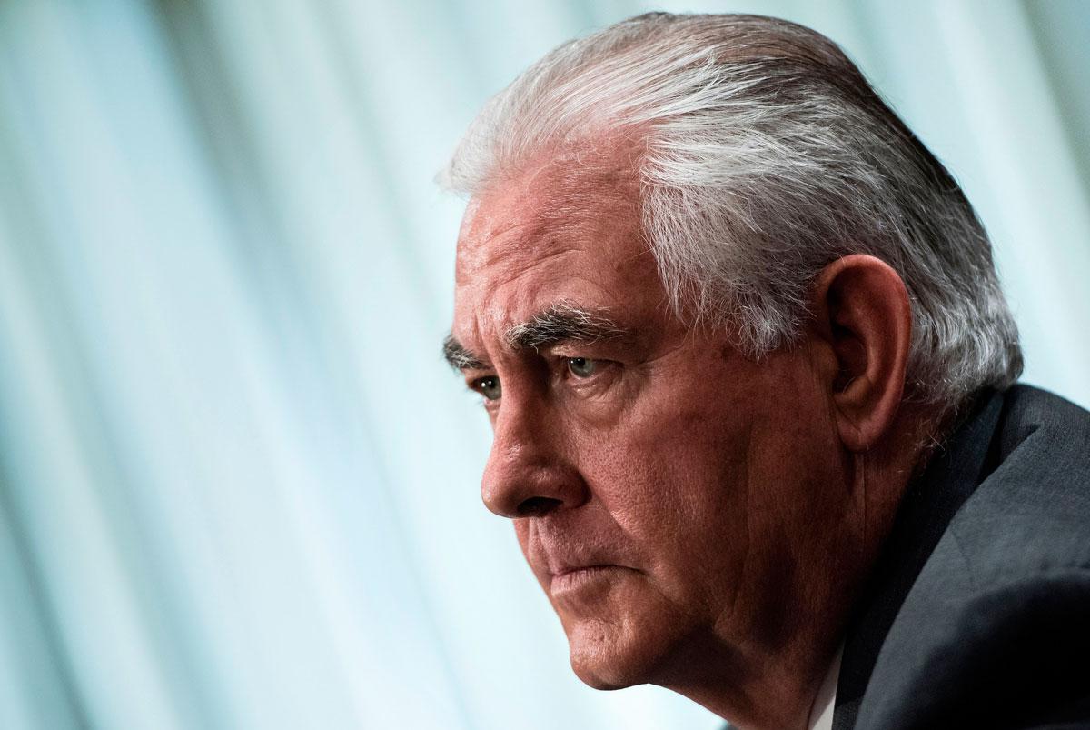 Tillerson arrived in Kuwait on Monday and will visit regional powerhouse, and longtime US ally, Saudi Arabia before leaving the Gulf Thursday.