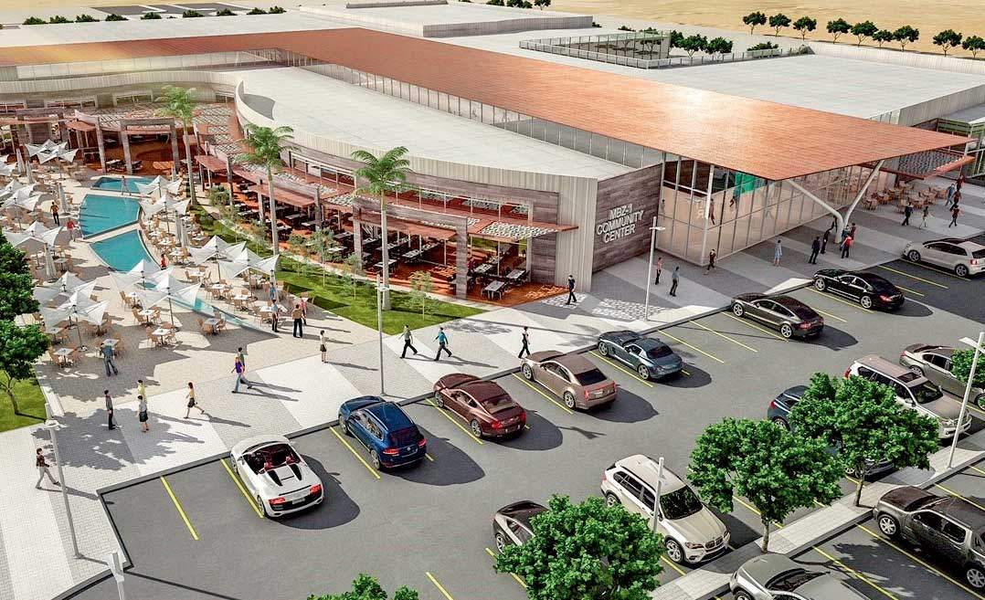 An artist's impression of how the Yas Island Community Market might look.