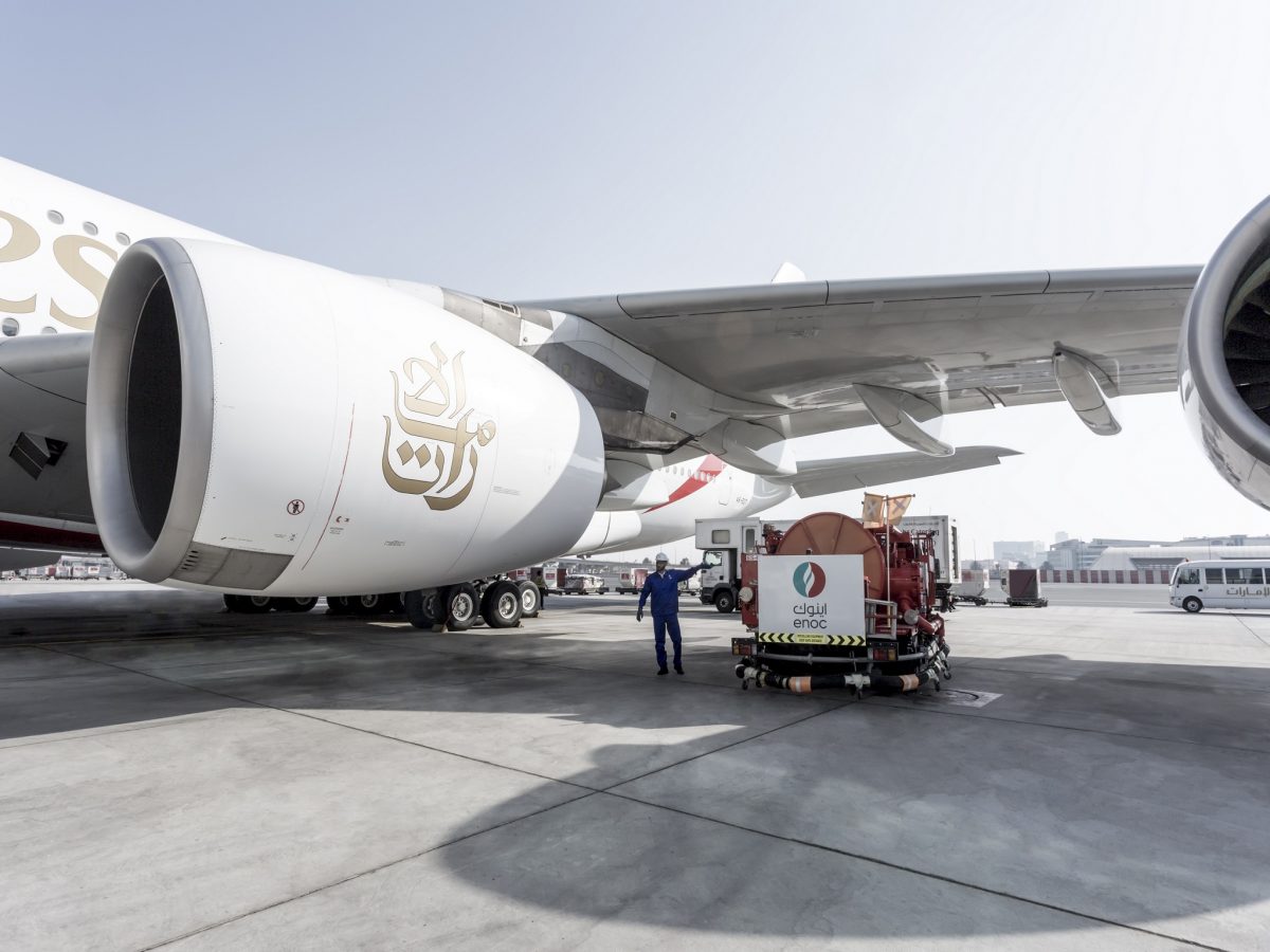 ENOC currently supplies jet fuel to Dubai International Airport through two jet fuel pipelines.