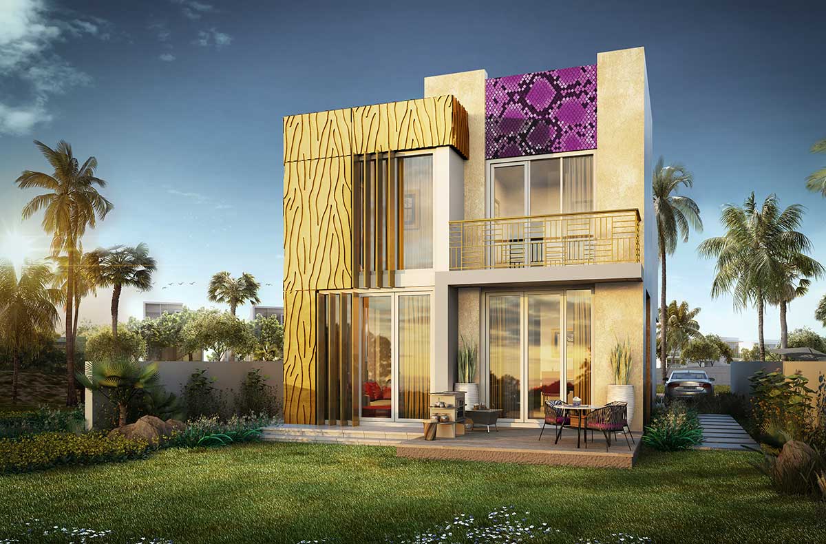 Begin your journey at an acclaimed master development, where you will discover an exclusive community specially designed for the Just Cavalli Villas.