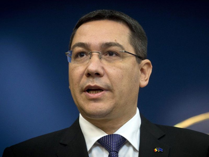 Romanian Prime Minister Victor Ponta