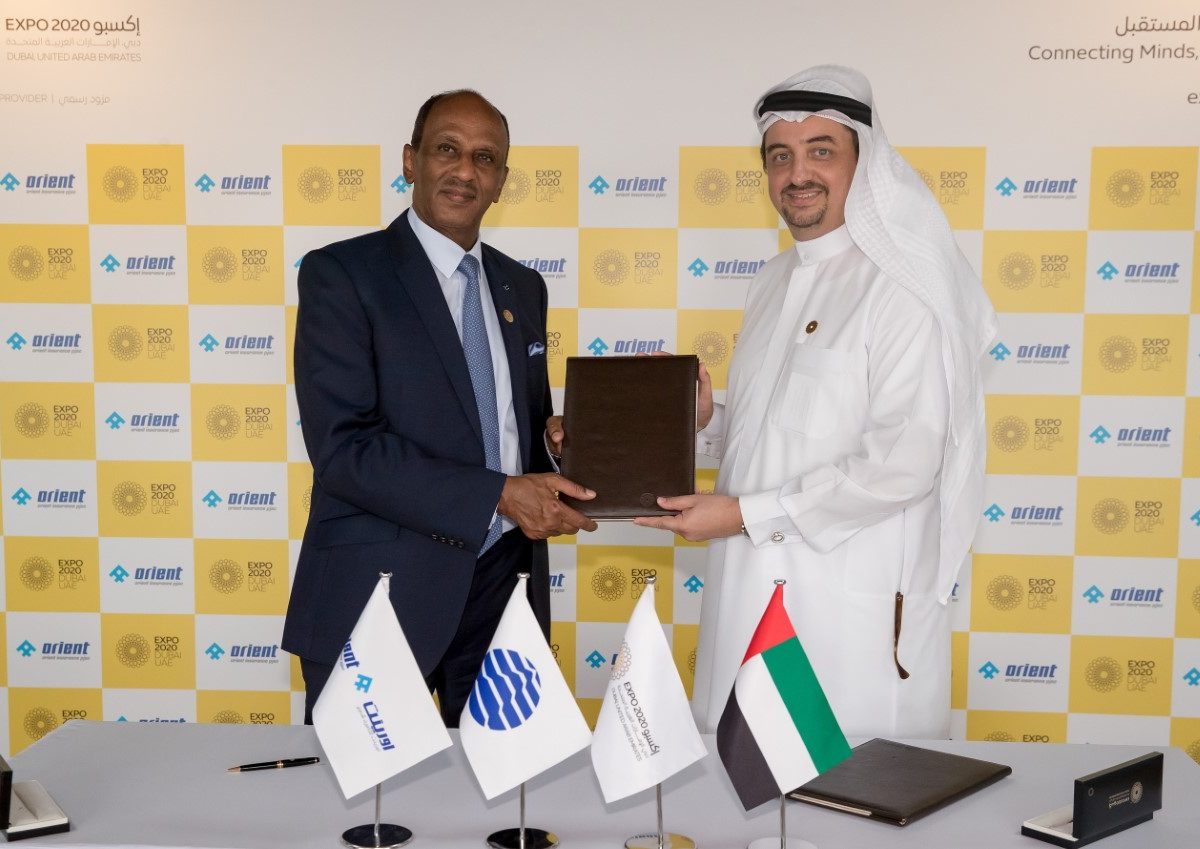 As the Official Insurance Provider for Expo 2020's site and operations, Orient Insurance said it will create insurance solutions that meet the event's unique requirements.