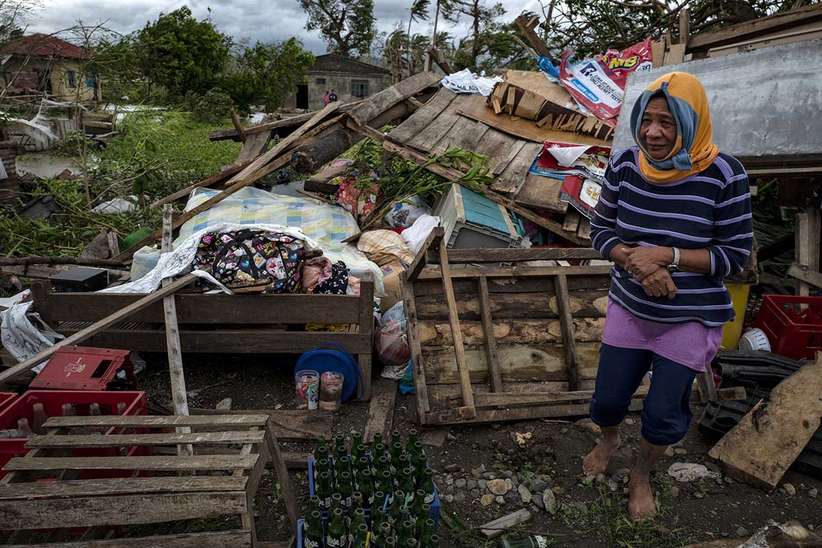 Typhoon Mangkhut battered northern Philippines.