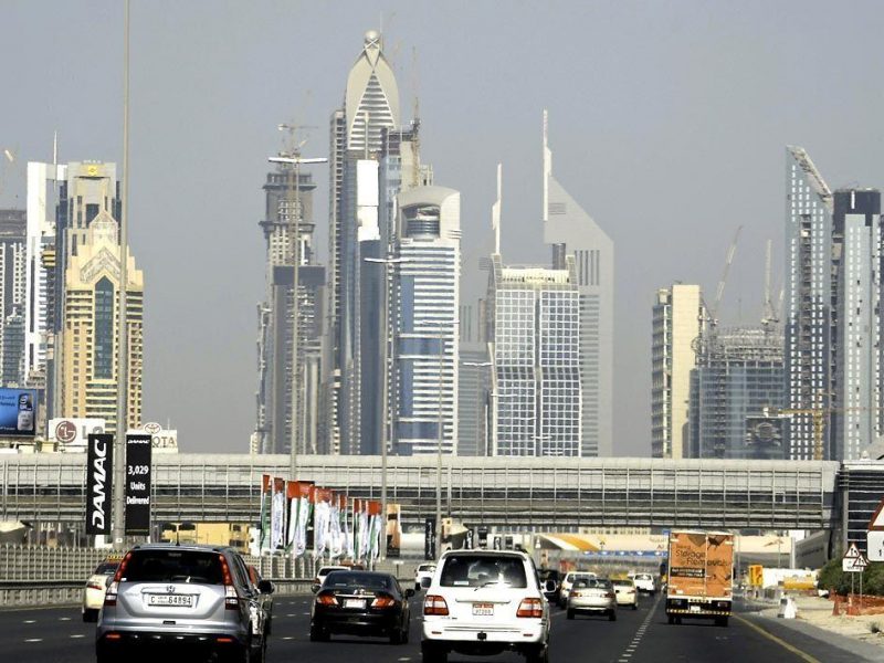 Dubai, Sheikh Zayed Road, traffic