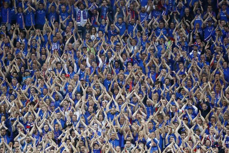 The bone-shaking "Viking thunderclap" was made famous by Iceland fans at Euro 2016.