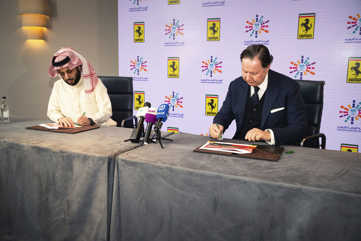 Turki Al-Sheikh, Chairman of the General Entertainment Authority (GEA), signed a number of MoUs in the UK capital London between GEA and a group of entities.