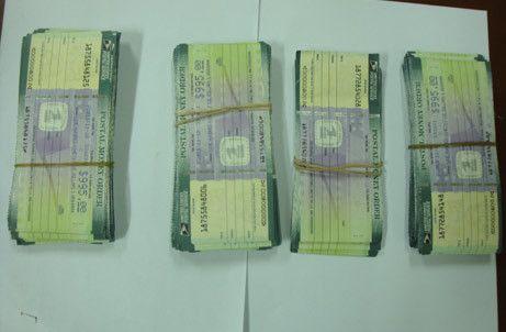 Some of the forged banknotes seized by Dubai Customs