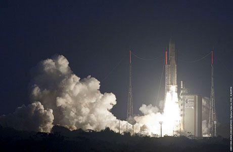 YahSats first satellite launch in French Guiana.