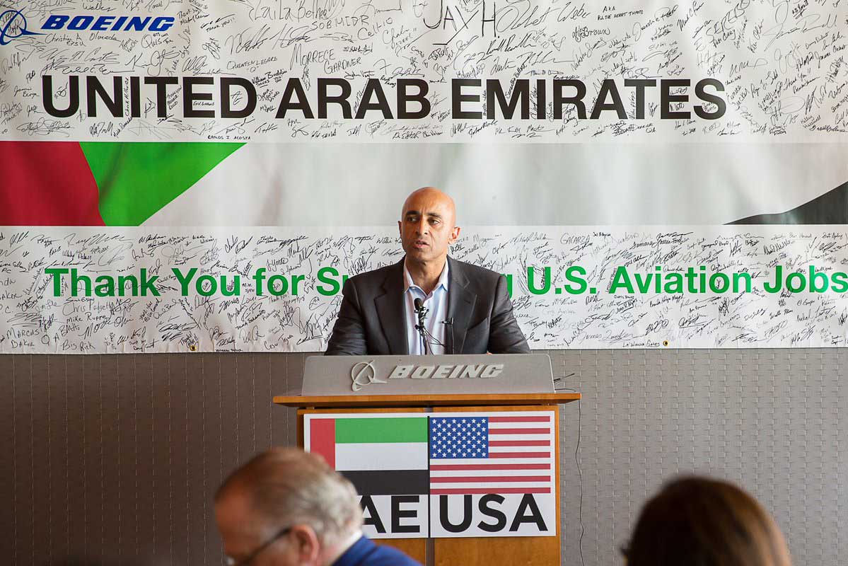 US companies remain the “preferred supplier” for the UAE’s commercial and military aviation needs, with over $44 billion in new orders placed at the recent Dubai Airshow, according to Yousef Al Otaiba, the UAE ambassador to the United States.