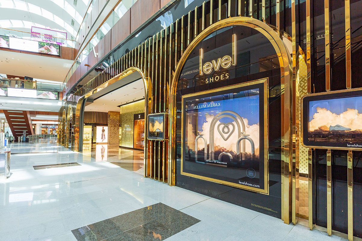 Aside from their physical space in Dubai Mall, Level Shoes has a fully operational e-commerce platform and an app.