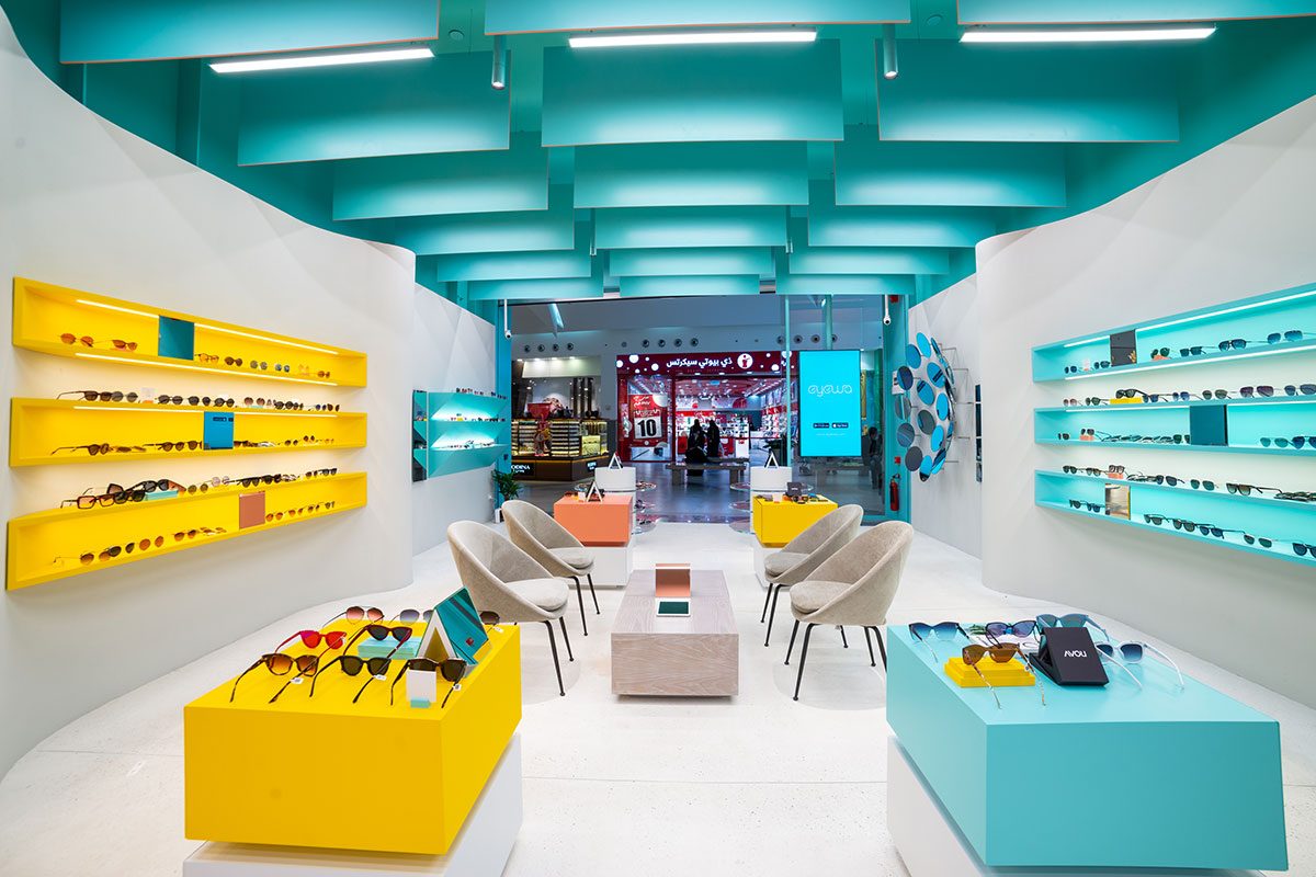 Eyewa is diverting from the traditional set-up of optical stores with their rows of eyewear and clinical feel.