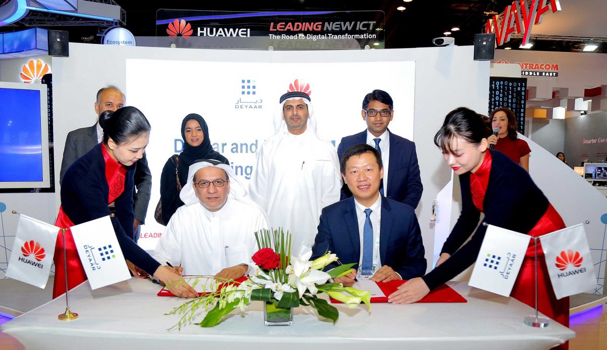 Deyaar Development has signed a memorandum of understanding (MoU) with Huawei to provide technology solutions to residents of Deyaar properties, including smart home applications and network facilities.