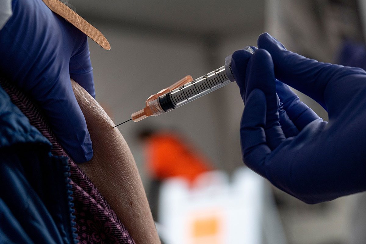 The UAE has so far administered 15.5 million vaccine doses, enough to cover 72.1 percent of its mostly expatriate population. Image: Bloomberg