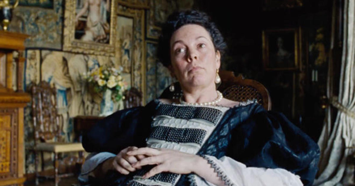 Olivia Coleman stars in The Favourite and is nominated for an Best Female Actress Oscar.