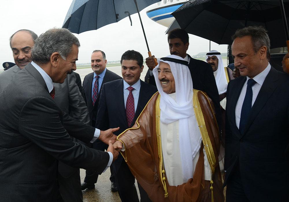 The Emir of Kuwait Sheikh Sabah Al-Ahmad Al-Jaber Al-Sabah arrived in Washington on Wednesday