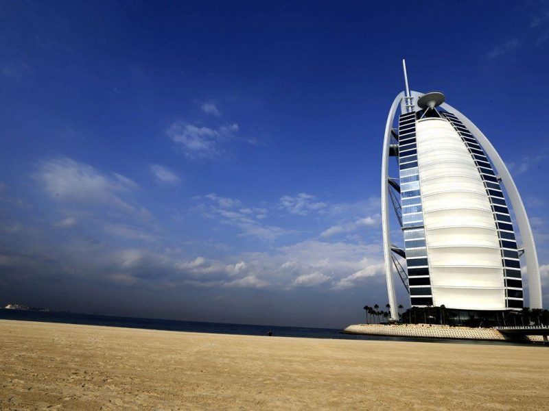 The iconic Burj al-Arab hotel. (AFP/Getty Images)