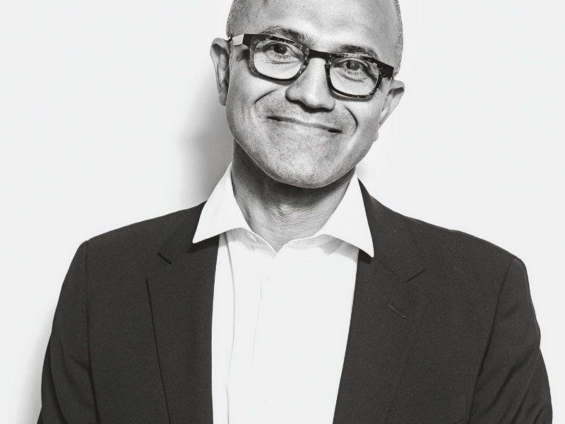 Satya Nadella grew up nin Hyderabad but now has nUS citizenship.