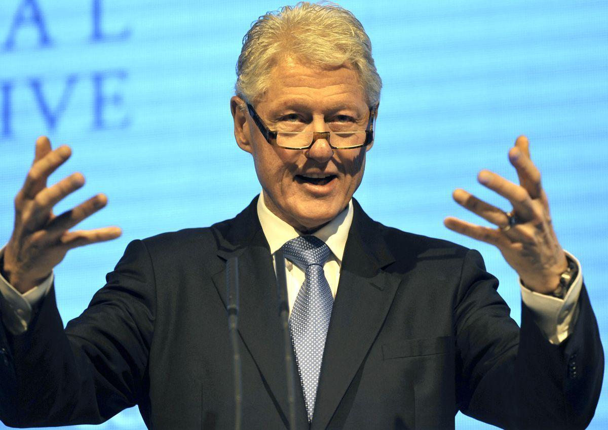 FORMER PRESIDENT: Bill Clinton was speaking at an event in Riyadh (Getty Images)